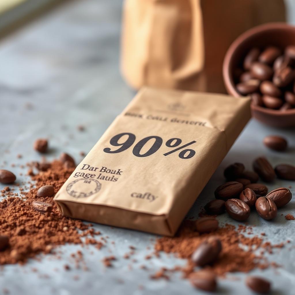 Chocolat noir artisanal 90 %
